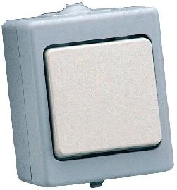 Kopp Universalschalter A/W AP / FR grau/weiß Produktbild