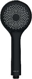 WENKO Duschkopf 9,5 cm schwarz WaterSaving Produktbild
