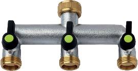 IWater 3-Wege-Verteiler 3/4" verchromt Produktbild