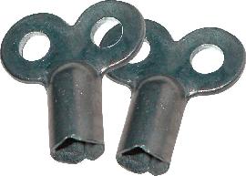 Sanitop-Wingenroth Luftventilschlüssel vernickelt a 2 Stück Produktbild