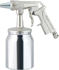 RIEGLER Druckluft und Pneumatik Sandstrahlpistole mit Aluminium-Bajonettbecher, 1000 ml, Düsen-Ø 6 mm, Einstecknippel NW 7,2 Produktbild
