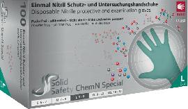 AMPri Einweghandschuhe Nitril, ChemN Special, puderfrei, Gr.XL Produktbild