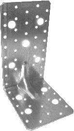 HGH Winkelverbinder 110/170S 110 x 170 x 95 x 3,0mm, mit Steg Produktbild