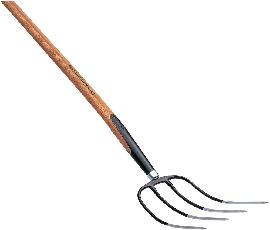 SHW Dunggabel, mit Schienenzwinge und Stiel Produktbild