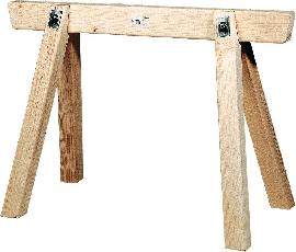 Triuso Bauschrage Holz 120 x 70 cm, Tragkraft 1000 kg Produktbild