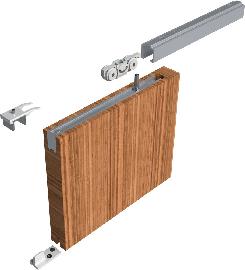 HELM Objekttür-Schiebetürbeschlag,73 ME-A,Materialkombination Produktbild