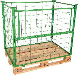 ESB Engineering - System - Bau Gitteraufsatzrahmen 100cm RAL 6017 10x10 Produktbild