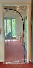 Böck Staubschutzsysteme Staubschutztür mit Reißverschluss (beidseitig zu Öffnen & Schließen) in L-Form Produktbild