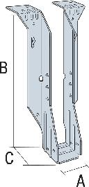 SIMPSON Strong-Tie EWP Formteil mit Auflageschenkel, Stahl verzinkt, ITSE 299/92 Produktbild