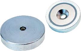 Beloh Magnetsysteme Neodym-Magnet-Flachgreifer mit Durchgangsbohrung und Ansenkung Produktbild