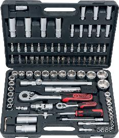 KS TOOLS Steckschlüssel-Garnitur 1/4"+1/2" 94-teilig Produktbild