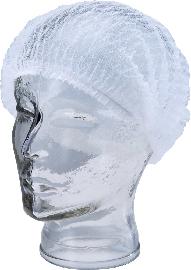 ASATEX Kopfhaube, 52cm, Vlies, weiß, 100 Stück/Beutel Produktbild