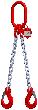 FS-Hebetechnik Kettengehänge verz 2-strängig L 2 m Tragkraft 45-60° 2t Produktbild