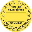BENNING Prüfplaketten neue Prüfung, 300 Stk. Produktbild