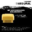 SECURAL-Schonhammer, Kopf und Stiel bruchsicher aus einem Stück Stahl, Schlageinsätze rechteckig | L=30 mm / B=40 mm | 3380.040 Produktbild img2 S