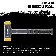 SECURAL-Schonhammer, Kopf und Stiel bruchsicher aus einem Stück Stahl, Schlageinsätze rechteckig | L=30 mm / B=40 mm | 3380.040 Produktbild img3 S