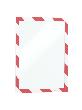 Magnetrahmen SECURITY A4 rot/weiß Produktbild