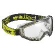 Bollé Safety Vollsichtbrille, klare PC-Scheibe, kratzfest & beschlagfrei PLATINUM Lite - Schwarz PVC Rahmen - Belüftung Produktbild img2 S