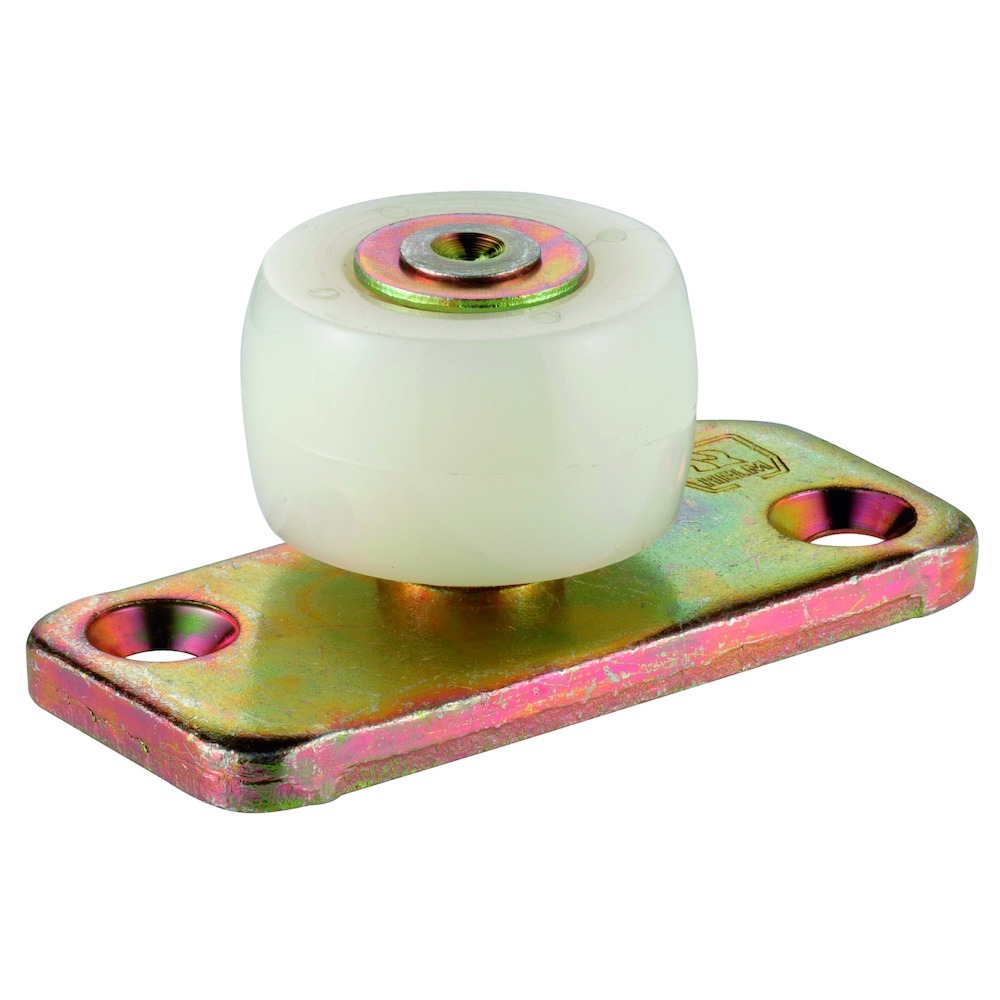 HELM Schiebetor-Gleitrolle, auf Bodenplatte, 459 PL,Rollen Ø 39mm, Stahl vz, Rolle KF Produktbild img1 S