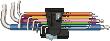 Wera 3950/9 Hex-Plus Multicolour Stainless 1 Winkelschlüsselsatz, Edelstahl, 9-teilig Produktbild img23 S