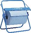 KIMBERLY-CLARK PROFESSIONAL Wandhalter für Wischtuchrollen, Großrolle, Stahlrohr, mobil/immobil, blau Produktbild img1 S