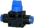 RIEGLER Absperrventil »Blaue Serie«, mit Steckanschluss für Schlauch-Ø 10 Produktbild