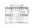 jokey Spiegelschrank Rano LED weiß 59 x 51 x 16(14) cm Produktbild img2 S