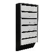 ROTTNER Briefkastenanlage Depot 6 silber schwarz Produktbild