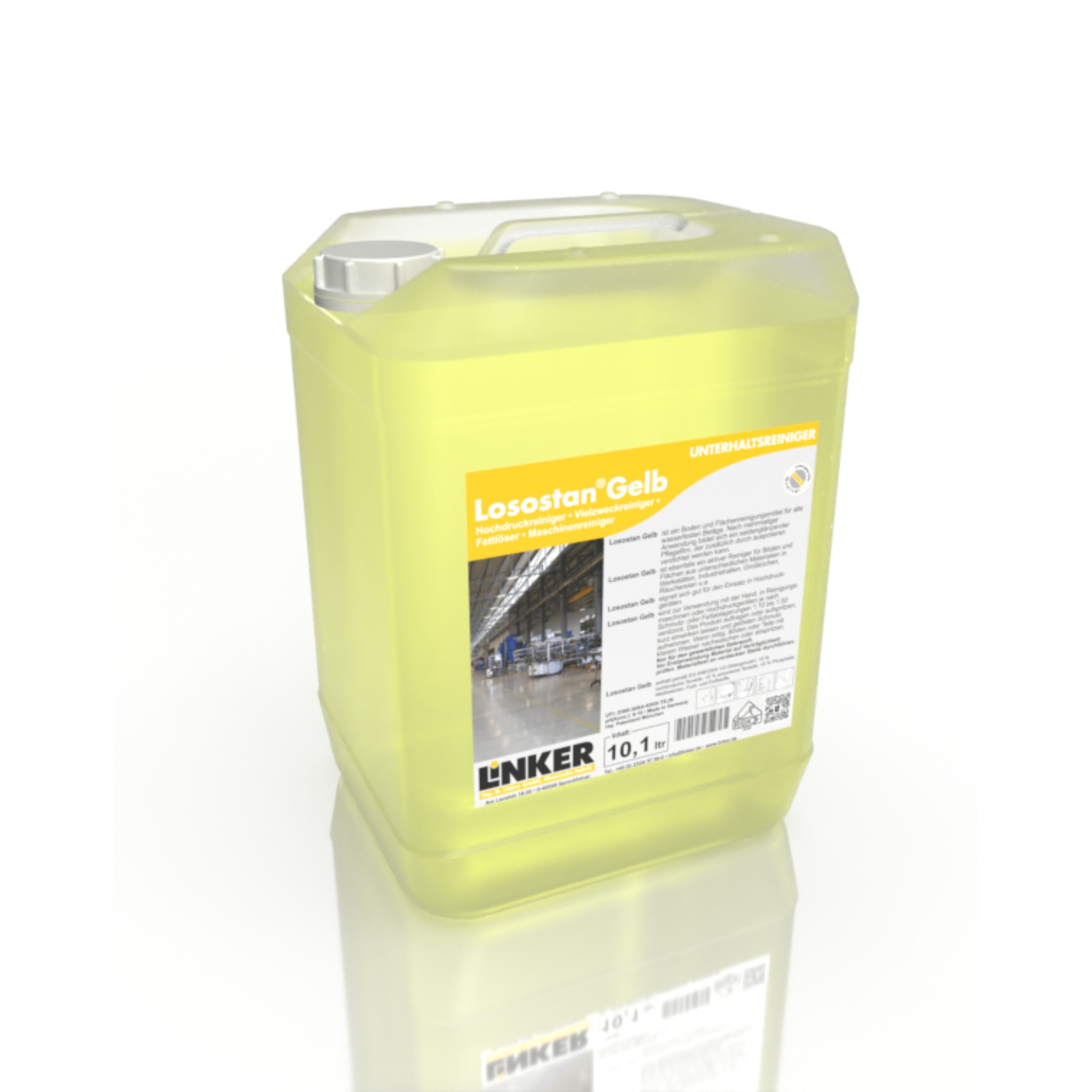 Linker Industrie-Kraftreiniger Losostan-Gelb, Kanister a 10,1 Liter Produktbild