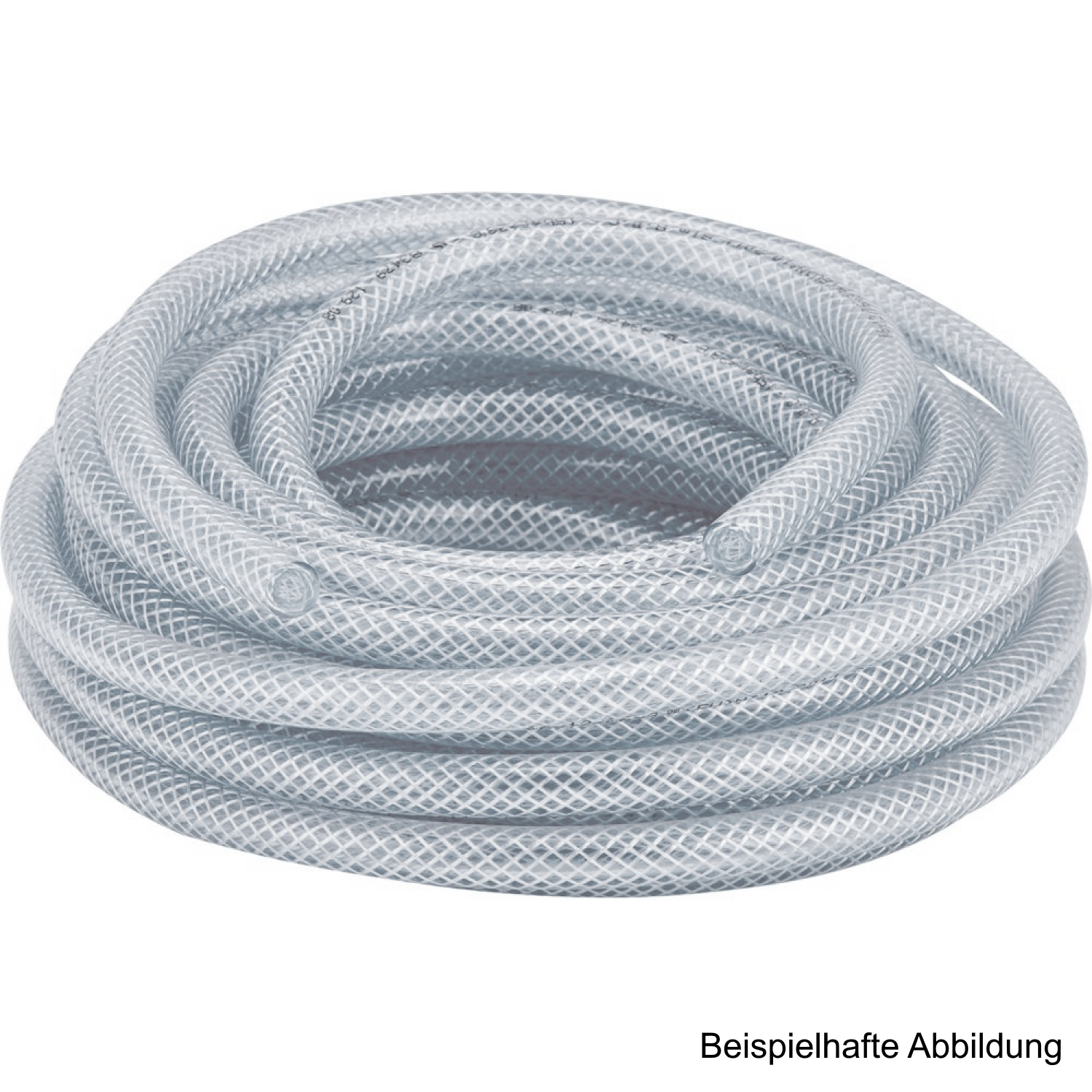 PVC - Gewebeschlauch, klar, mit Textileinlage 13 x 3,5 mm, Rolle a 50 mtr. Produktbild