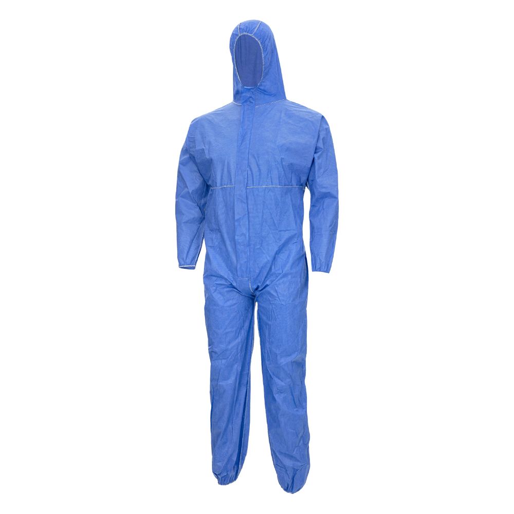 NITRAS POLYSAFE BASIC II, Chemikalienschutzoverall, königsblau, EN ISO 13688, EN ISO 13982-1, EN 13034 Produktbild img1 L