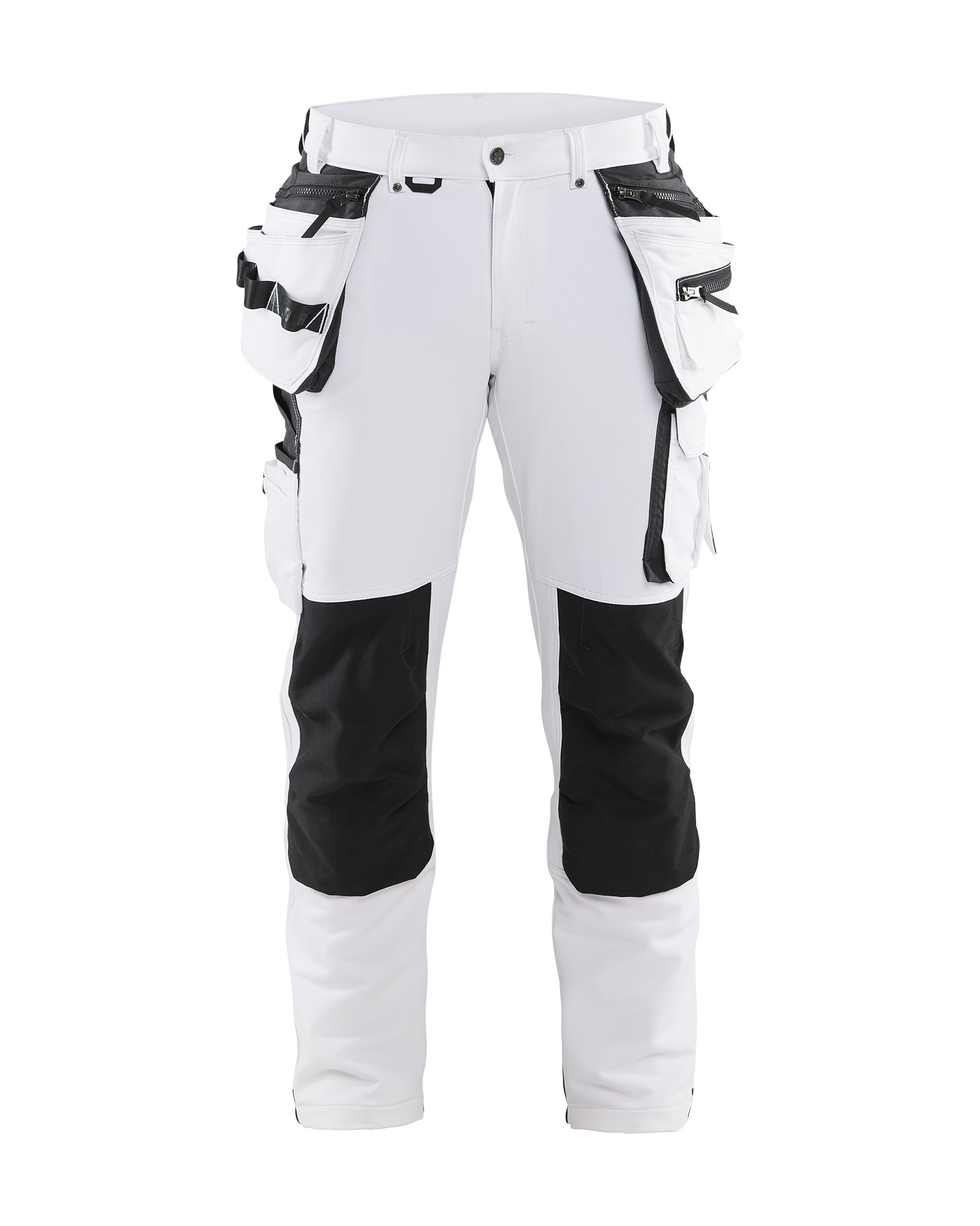 Blåkläder Malerhose 4-Wege-Stretch Weiß/Dunkelgrau Produktbild img1 L