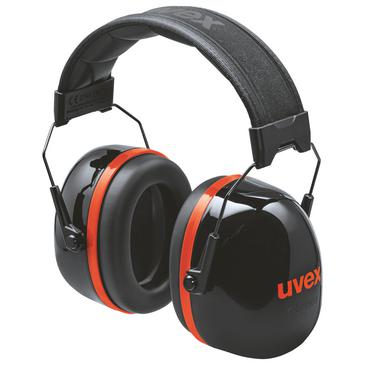 UVEX Kapselgehörschutz K30 2630030 schwarz, rot SNR 36 dB Größe L, M, S Produktbild img1 L