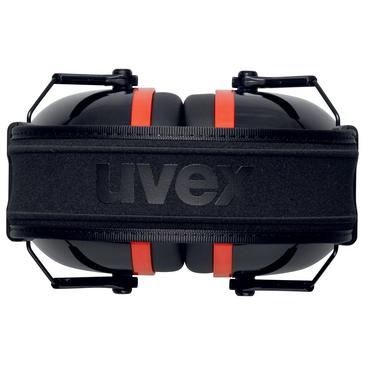 UVEX Kapselgehörschutz K30 2630030 schwarz, rot SNR 36 dB Größe L, M, S Produktbild img2 L