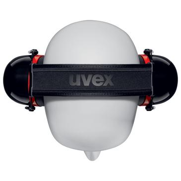UVEX Kapselgehörschutz K30 2630030 schwarz, rot SNR 36 dB Größe L, M, S Produktbild img3 L