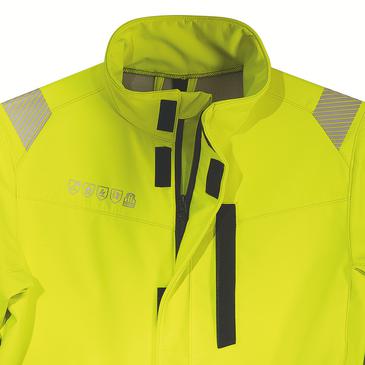 UVEX Softshelljacke suXXeed multifunction gelb, warngelb 6XL Produktbild img3 L