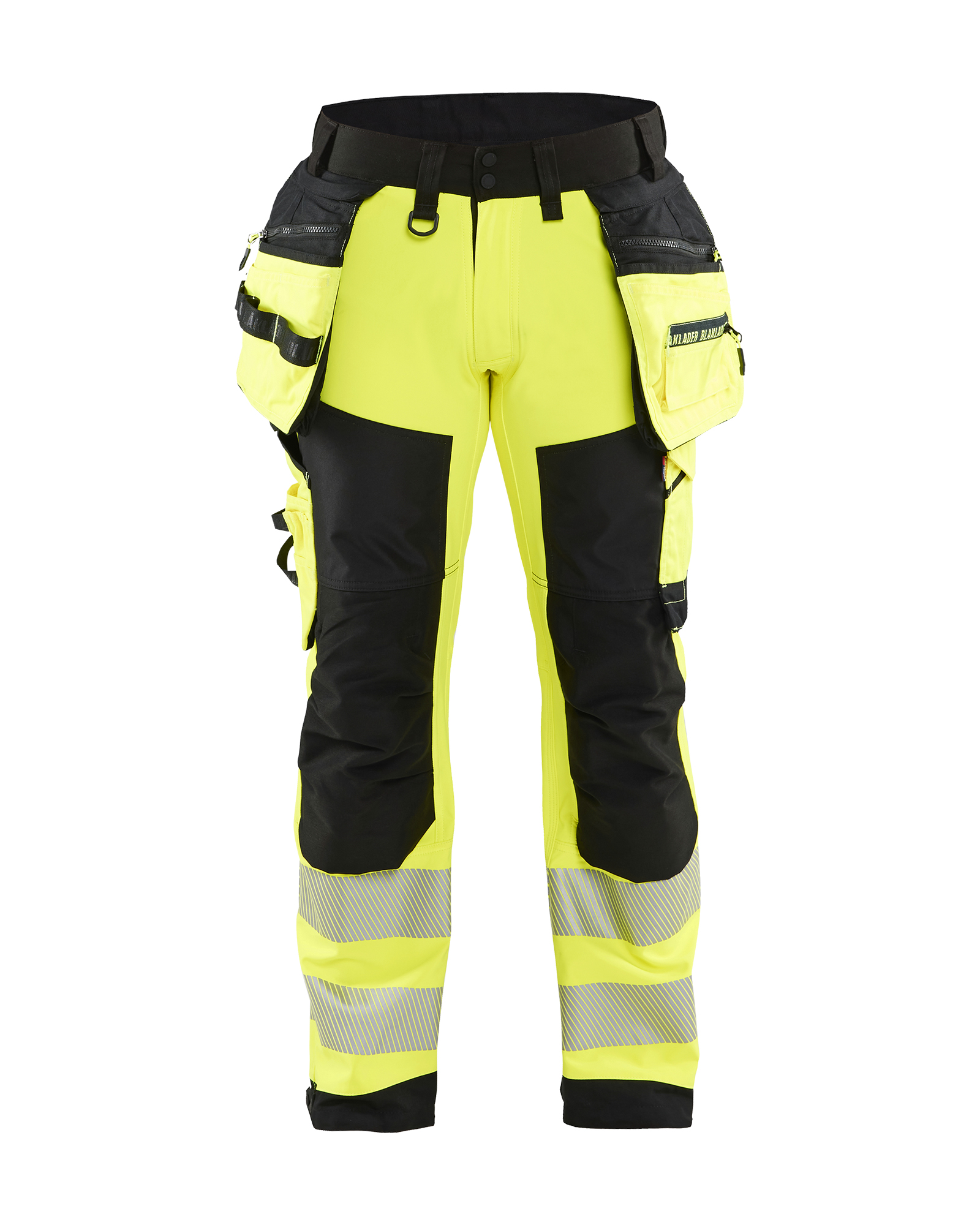 Blåkläder High Vis Softshell Arbeitshose High Vis Gelb/Schwarz Produktbild img1 L