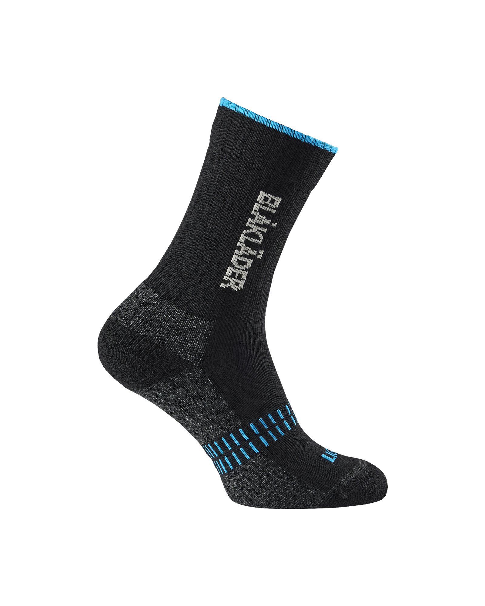 Blåkläder Socken LIGHT Schwarz/NEON Blau 45-48 Produktbild img1 L