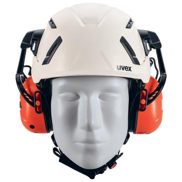 UVEX Kapselgehörschutz aXess one Helmkapsel Basiseinheit 2640202 orange SNR 27 d Produktbild img4 L