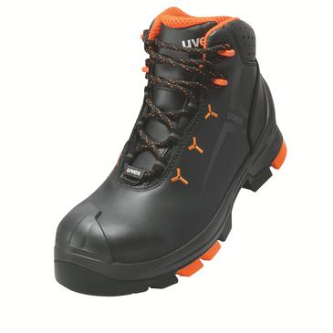UVEX 2 Stiefel S3 65034 schwarz, orange Weite 14 Größe 42 Produktbild img1 L