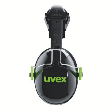 UVEX Kapselgehörschutz K1H 2600201 schwarz, grün SNR 27 dB Größe S, M, L Produktbild img1 L