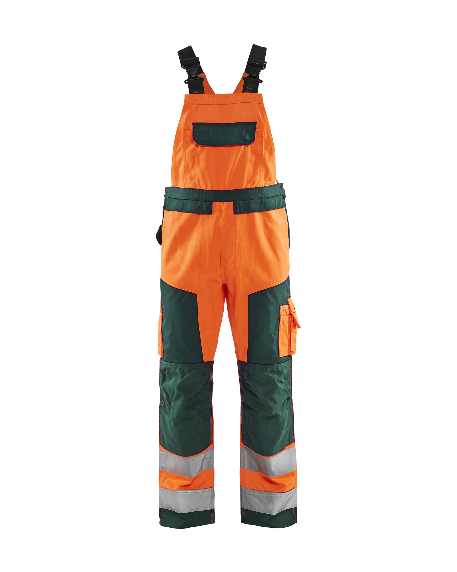 Blåkläder High Vis Latzhose High Vis Orange/Grün Produktbild img1 L