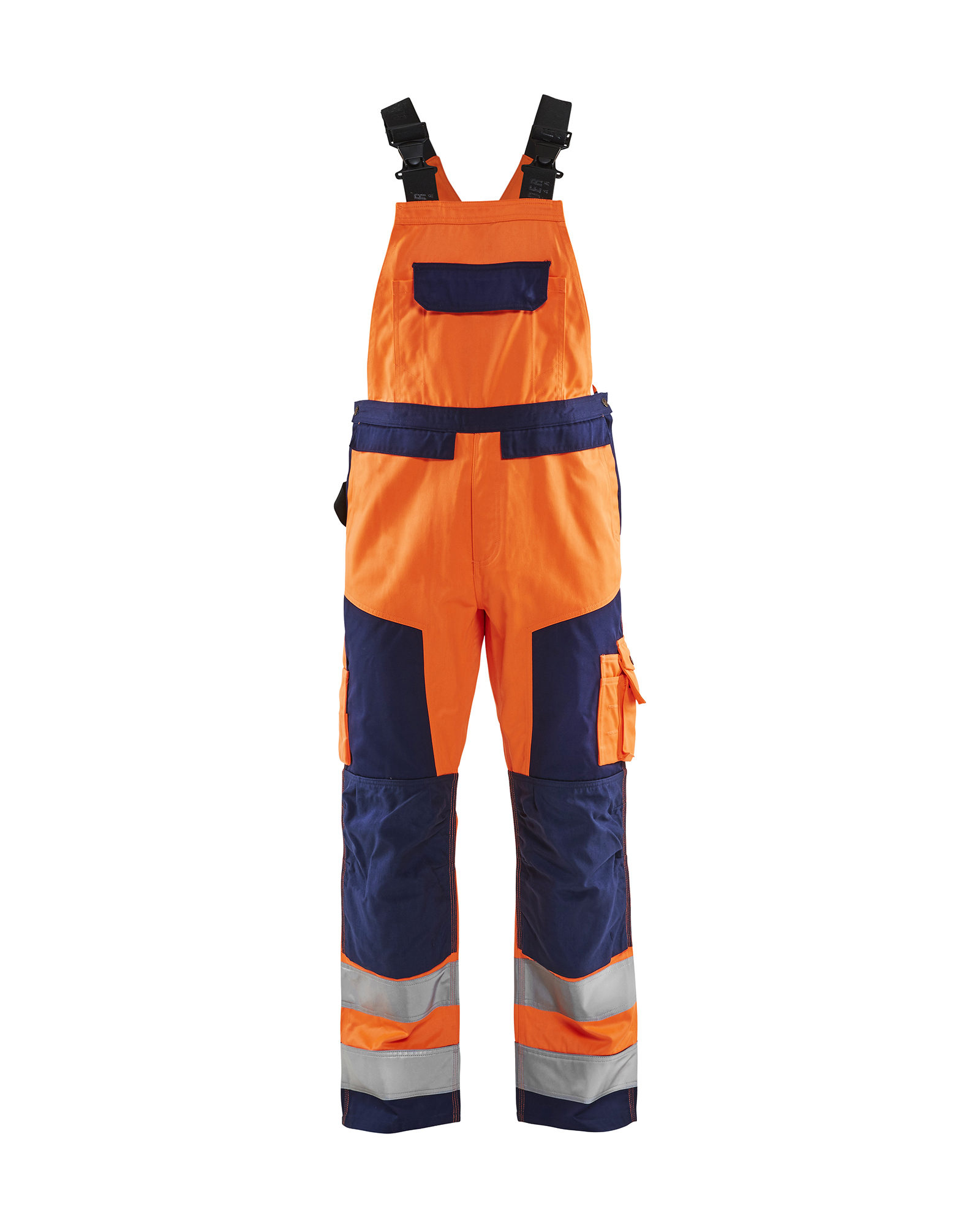 Blåkläder High Vis Latzhose High Vis Orange/Marineblau Produktbild img1 L
