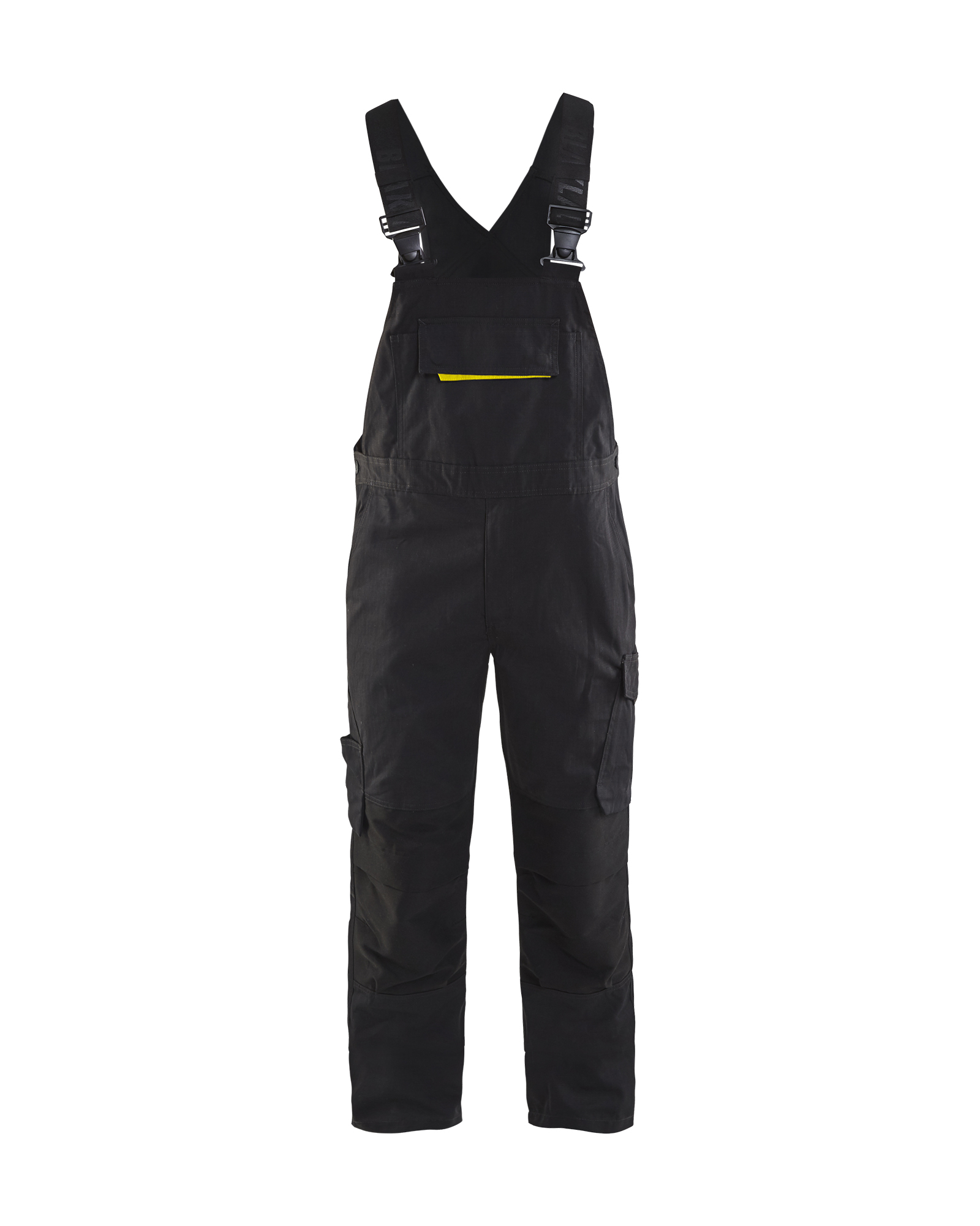 Blåkläder Latzhose mit Stretch Schwarz/Gelb Produktbild img1 L