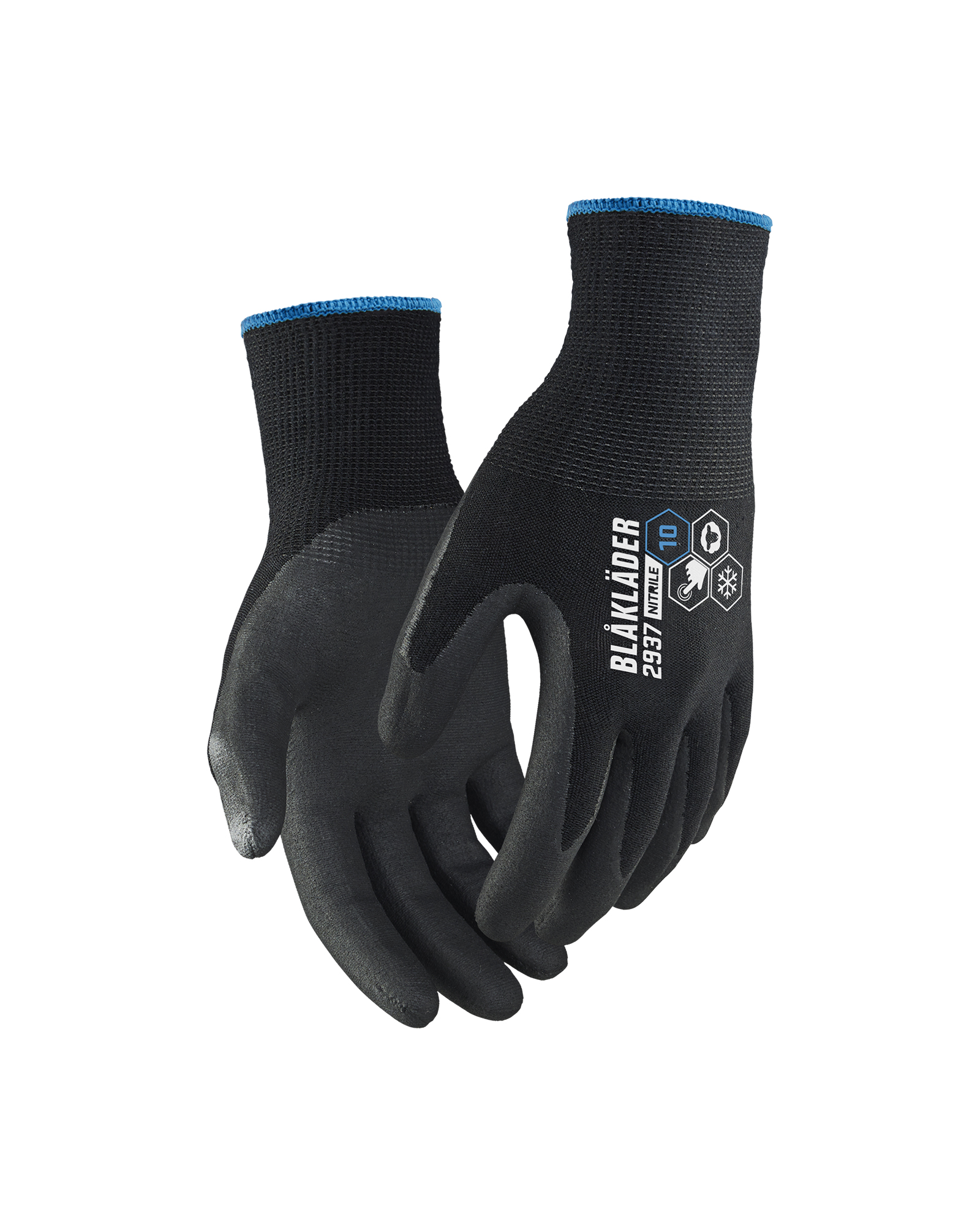 Blåkläder Winterhandschuh Supreme Warm leicht gefüttert Schwarz 12 Produktbild img1 L
