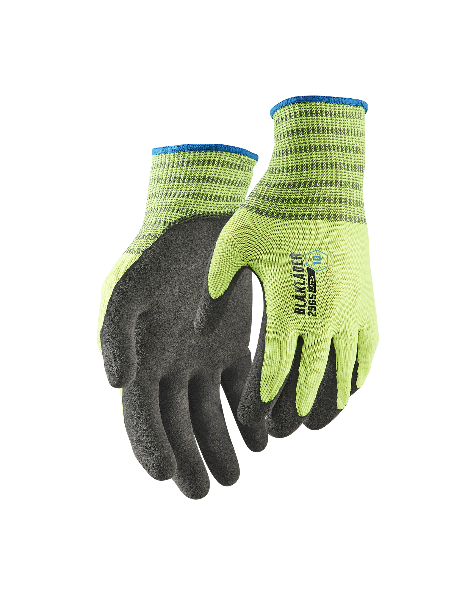Blåkläder Arbeitshandschuh, latexbeschichtet High Vis Gelb 9 Produktbild img1 L