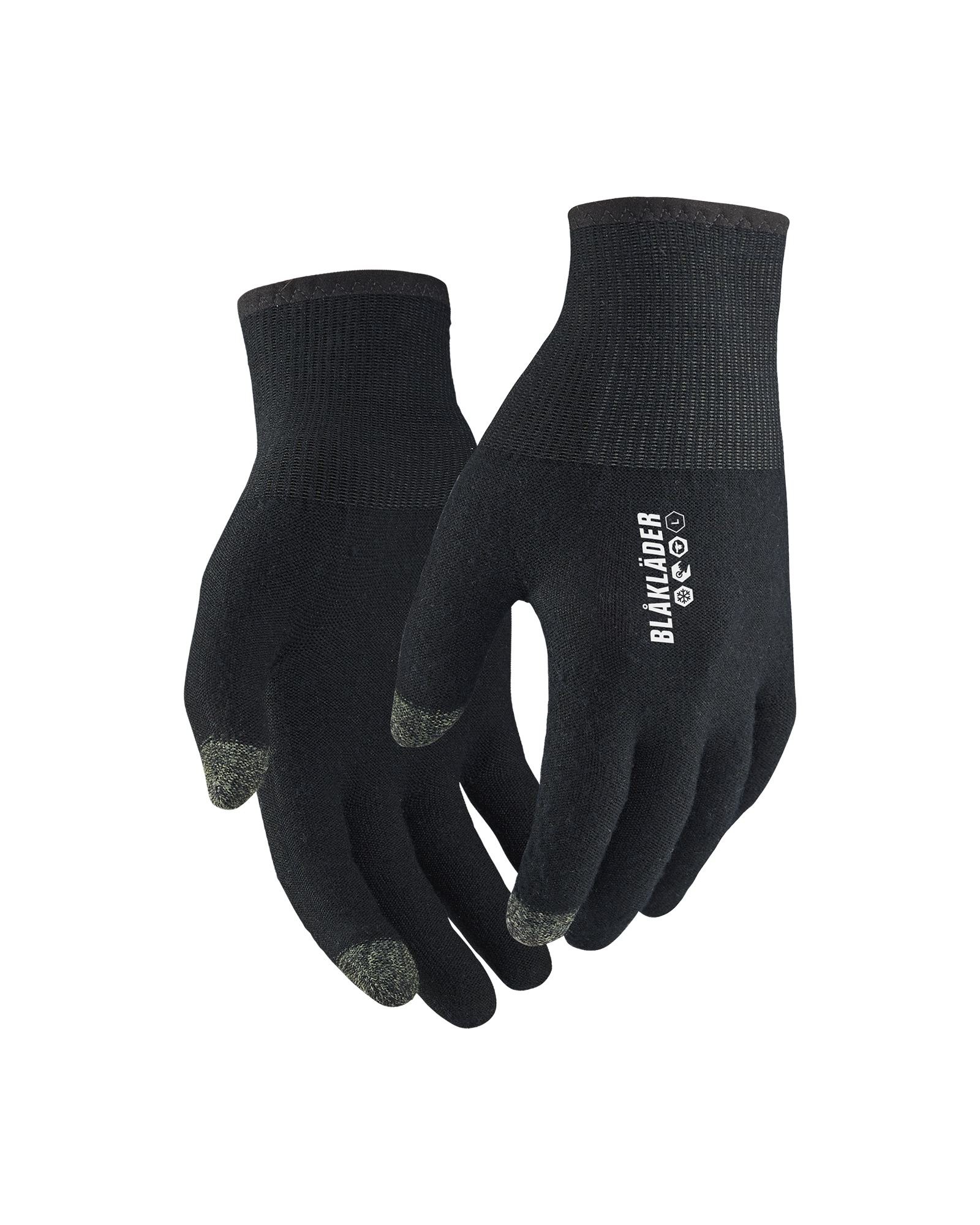 Blåkläder Wollhandschuh Supreme Warm Wollfutter Schwarz Produktbild img1 L