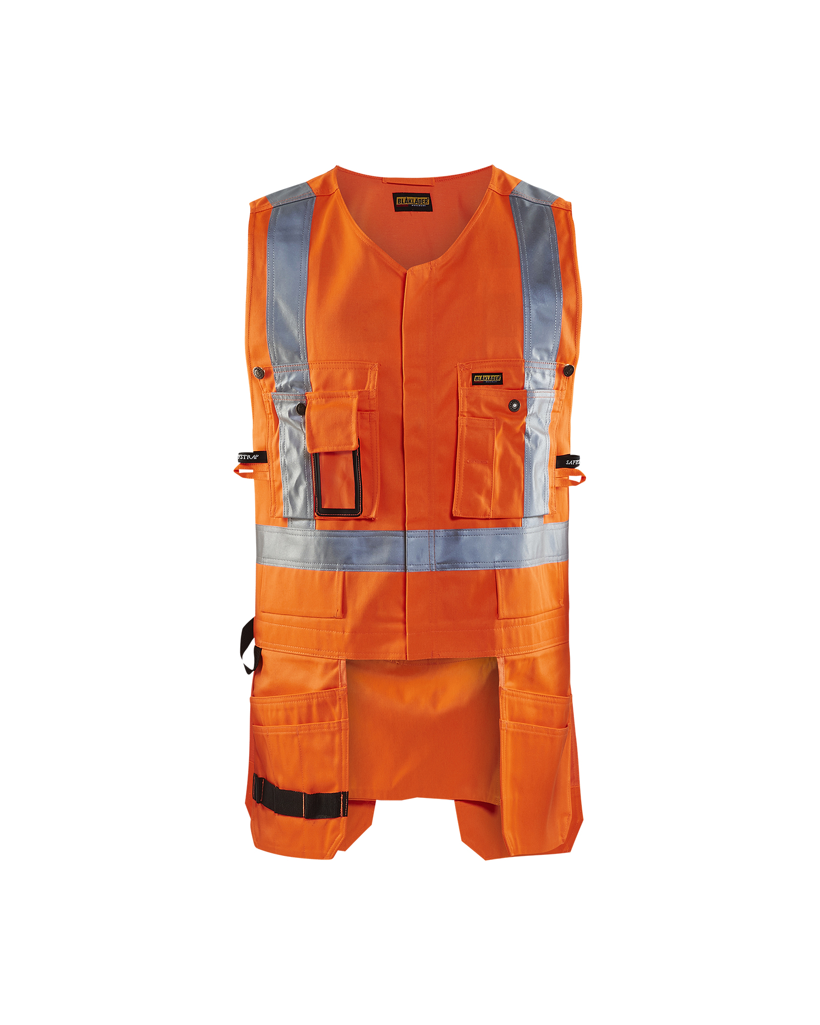Blåkläder High Vis Weste High Vis Orange Produktbild img1 L