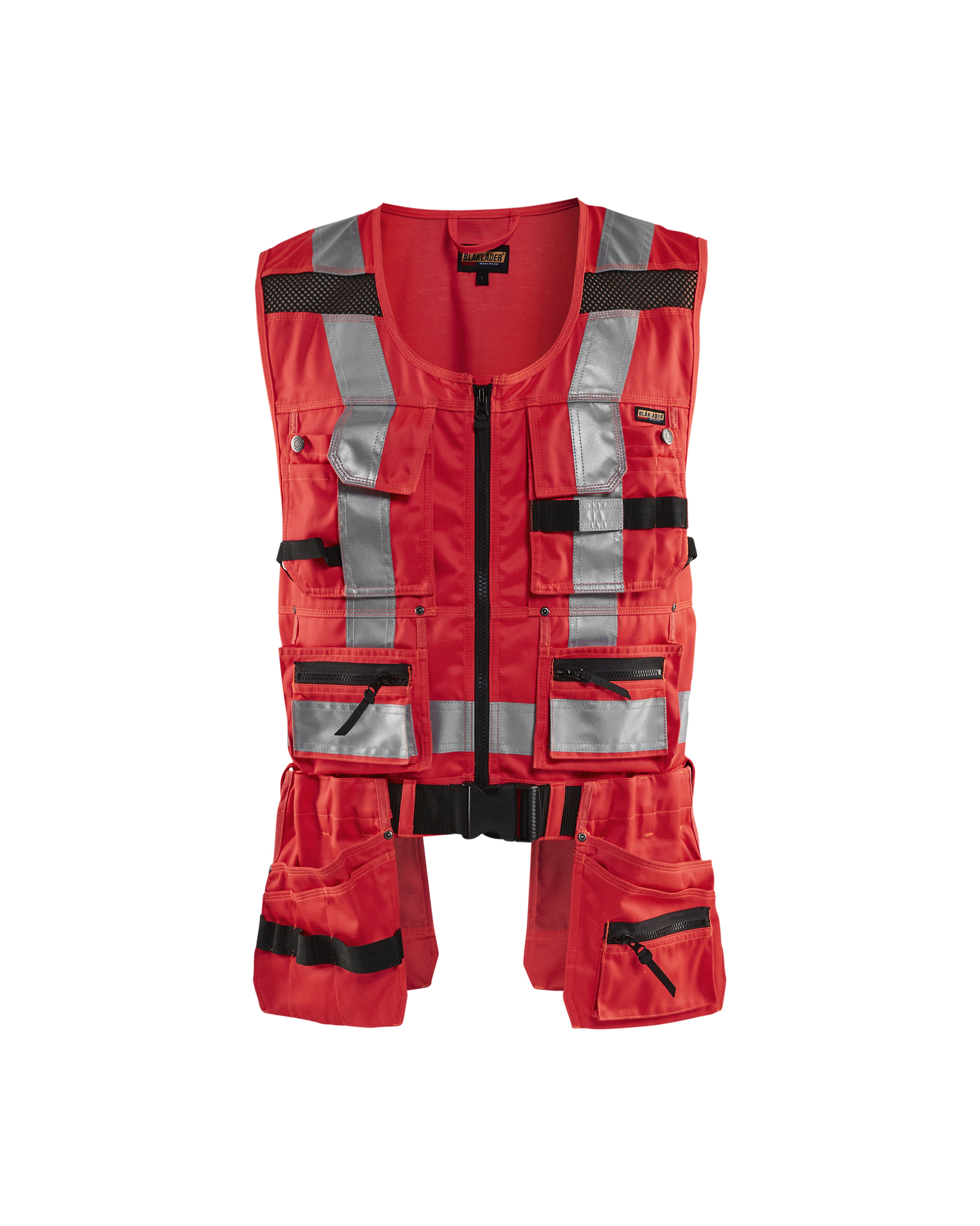 Blåkläder High Vis Werkzeug Weste High Vis Rot Produktbild img1 L