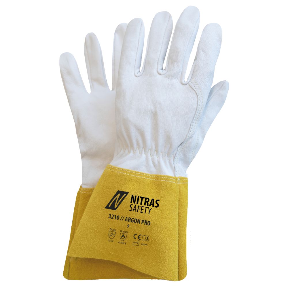 NITRAS ARGON PRO, Schweißerhandschuhe, EN 388, EN 12477 Produktbild img1 L